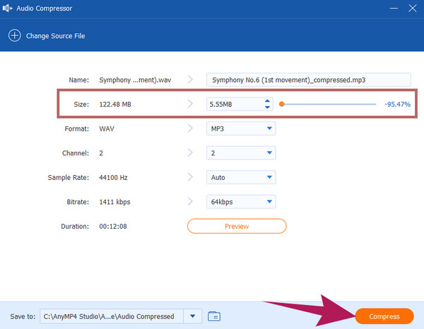 Convertisseur vidéo Modifier Compresser