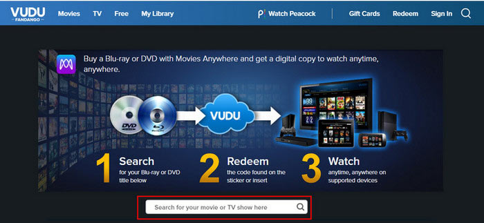 VUDU Recherche Film