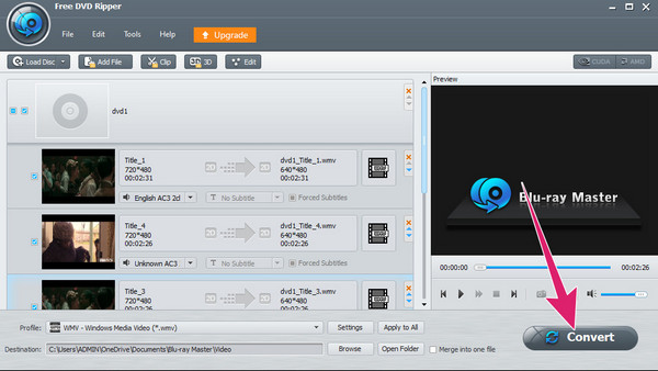 DVD Ripper Convertir DVD WMV