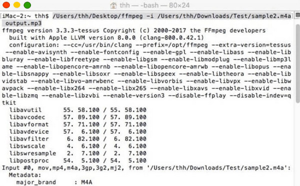 FFmpeg Dosyasını Dönüştür