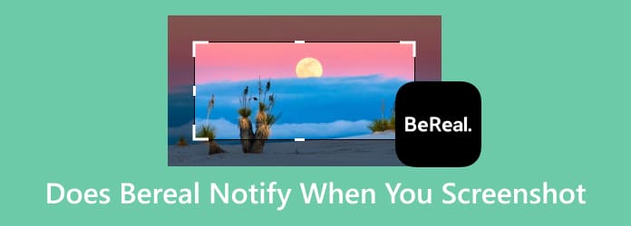 ¿BeReal notifica cuando realiza capturas de pantalla?