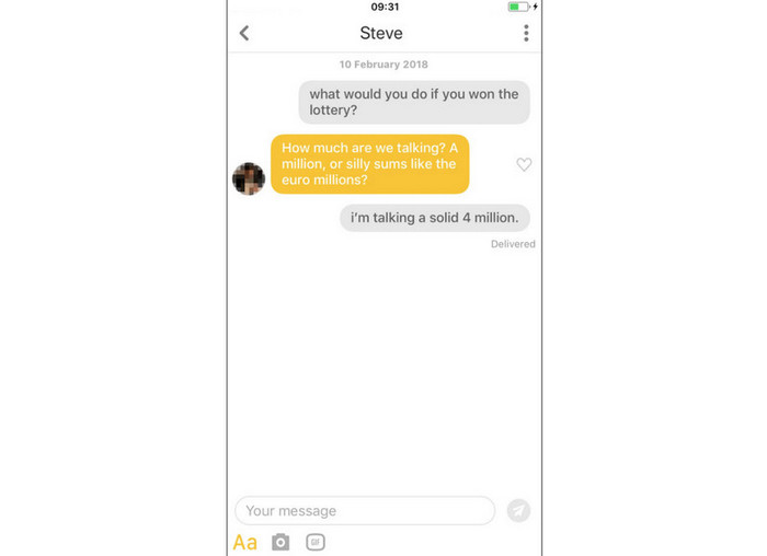 Skærmbillede Android Bumble