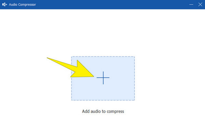 Compress Audio Preview Add File