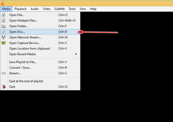 Lettore DVD gratuito VLC Desc per Windows 11