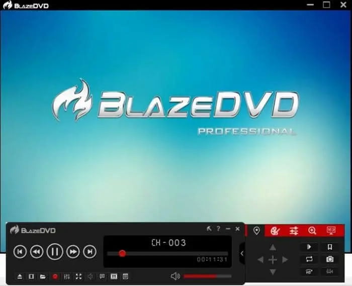 Interfaccia DVD Blaze