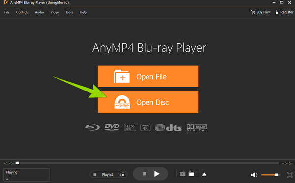 Blu-ray Player Open DVDR