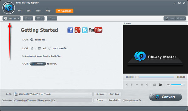 Laden Sie den kostenlosen ISO-Bluray-Ripper hoch