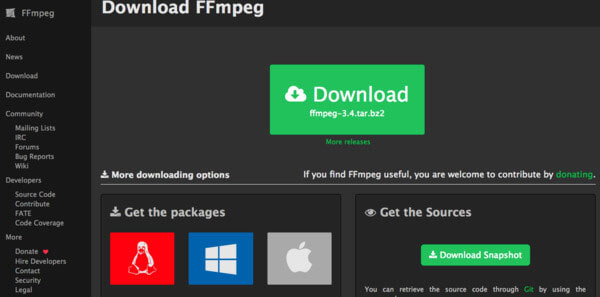 ffmpeg的