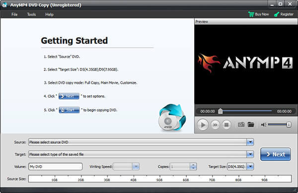 Lancer AnyMP4 DVD Copy