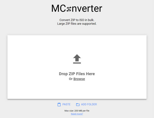 Programme d'interface MConverter