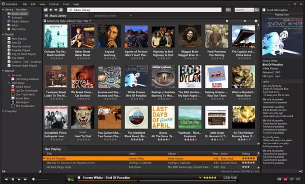 Audio přehrávač MusicBee Foobar2000