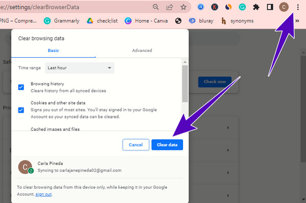 Borrar caché de Google Drive