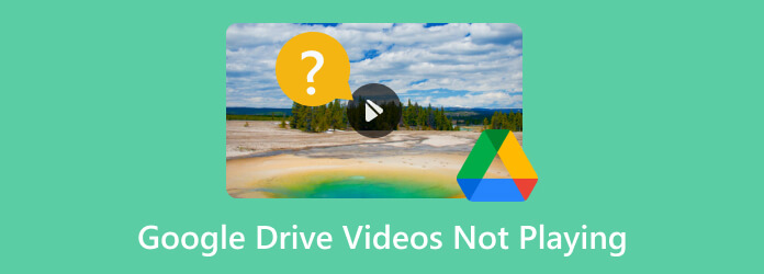 Os vídeos do Google Drive não estão sendo reproduzidos