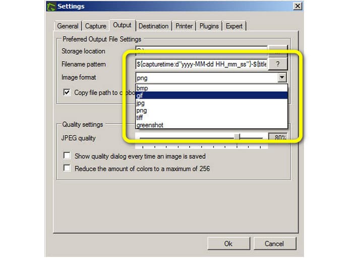 Prise en charge de divers formats d'image