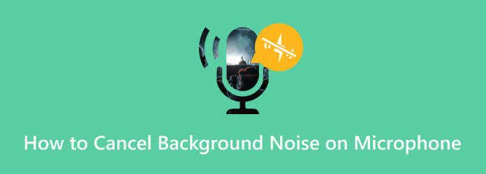 Como cancelar o ruído de fundo no microfone