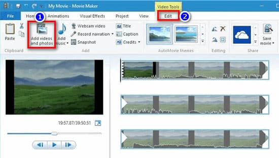 A Windows Movie Maker