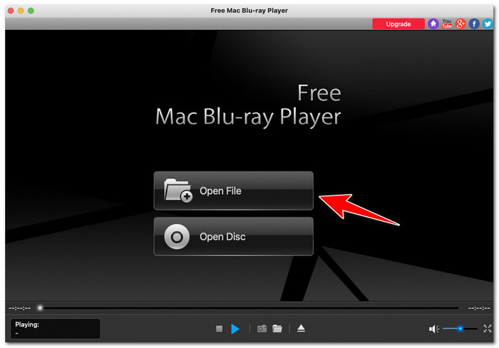 Blu-ray Fare clic su Apri file