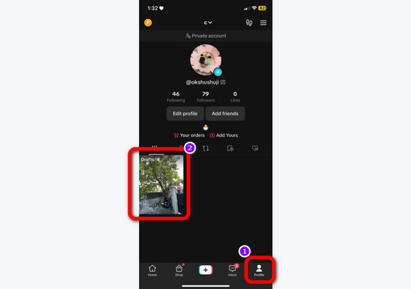 Profile Draft Option