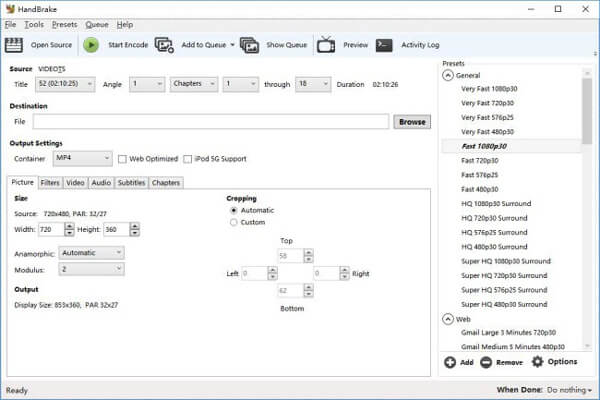 Interface de frein à main