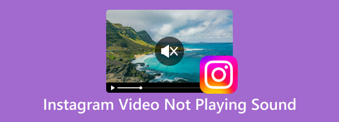 Instagram-video afspiller ikke lyd