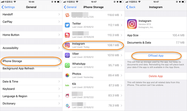 Wyczyść pamięć podręczną iPhone'a na Instagramie