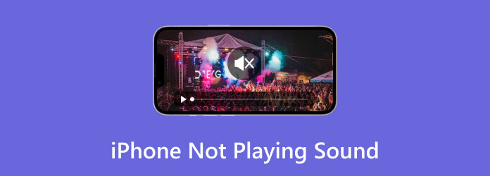 iPhone speelt geen geluid af