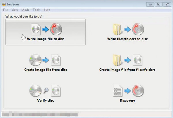 Interface de gravure IMG