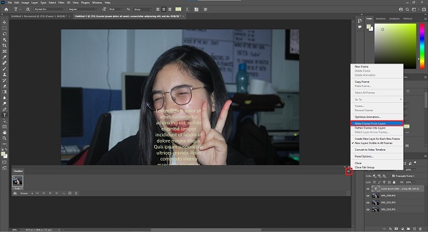 Photoshop Luo taso