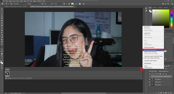 Photoshop laag maken