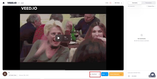 VEEDio Download de GIF