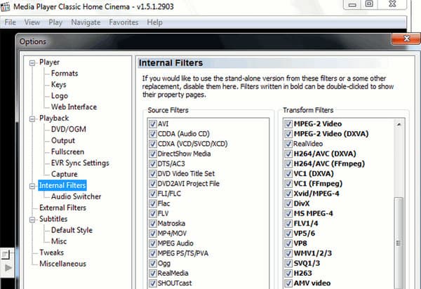 MPC HC Video TV Тернер