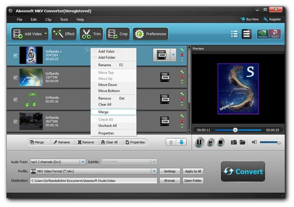 Aieesoft Free MKV Converter