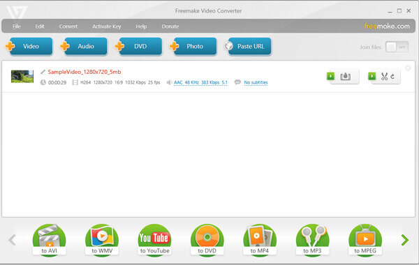 Convertitore video FreeMake