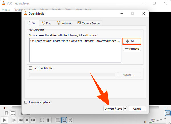 VLC MKV σε MOV Προσθήκη