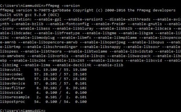ffmpeg for windows