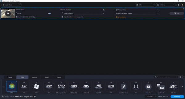 Movavi Program Interface