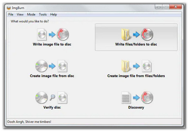 Imgburn Write Files Folders to Disc