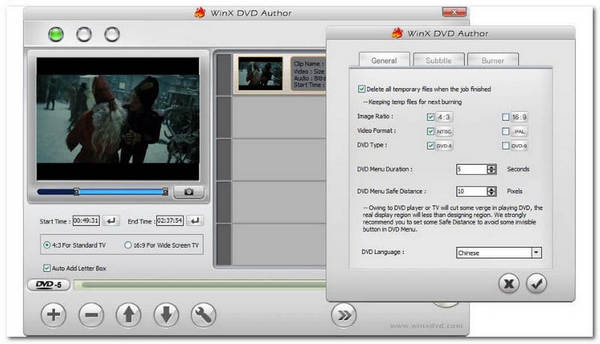 Win XDVD Auteur