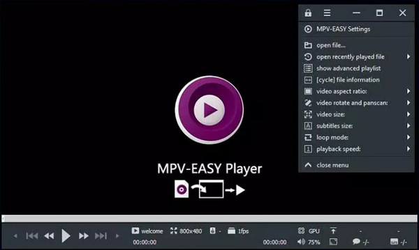 ¿Qué es el software de reproductor MPV?