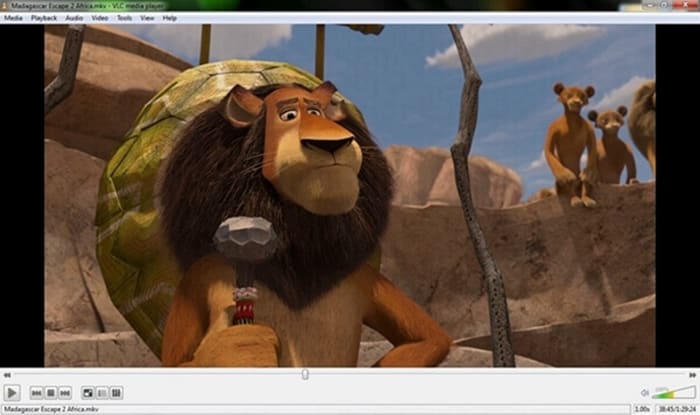 VLCメディアプレーヤーDVD再生