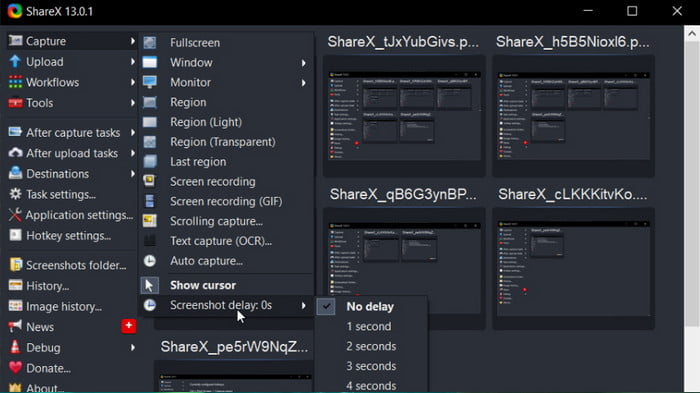 ShareX alternativa pro OBS Studio