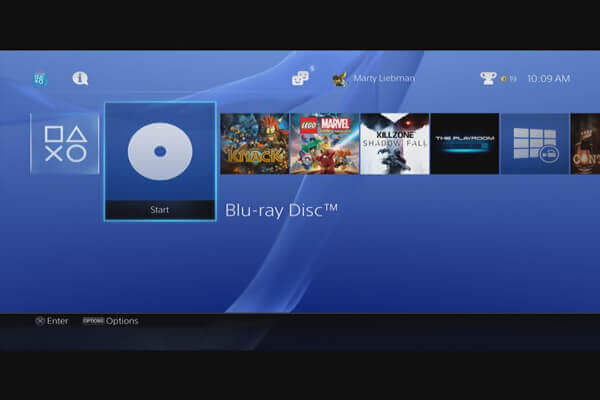 Blu-ray Disc на PS3