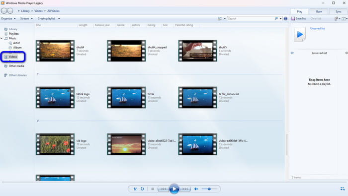 Ga naar Video Selecteer MP4-video