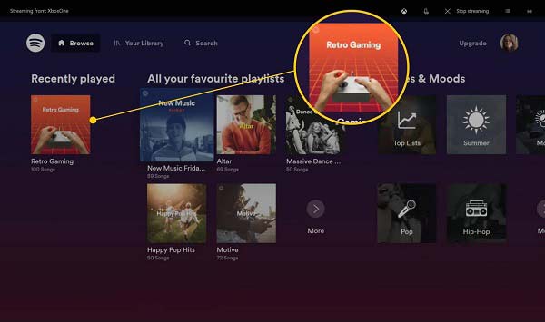 Xbox Spotify