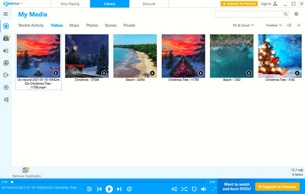 Windows alternativo de Real Player Quicktime