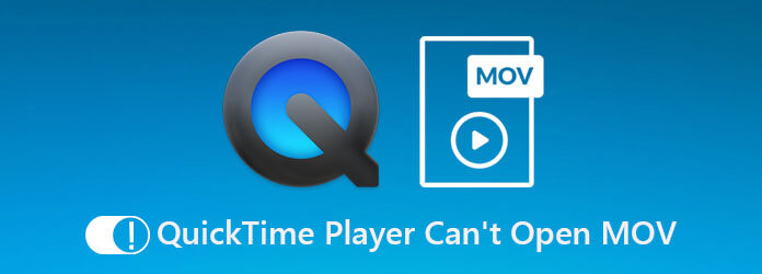 O QuickTime Player não consegue abrir o MOV