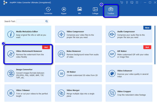 Video zur Toolbox-Funktion zum Entfernen von Wasserzeichen