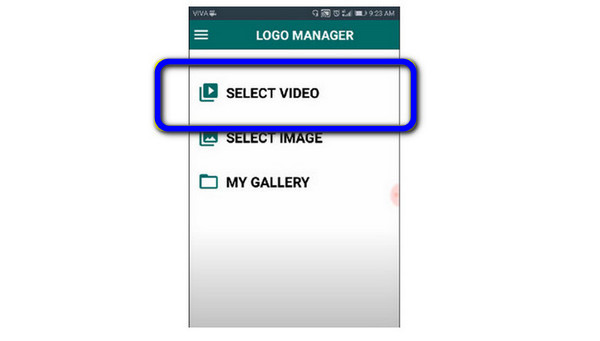 Seleccionar vídeo Eliminar logotipo