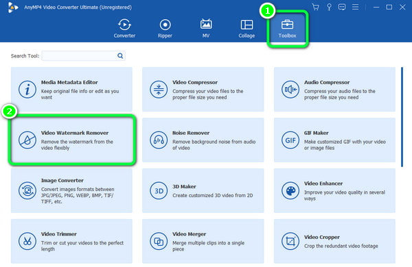 Avviare Interface Toolbox Remover