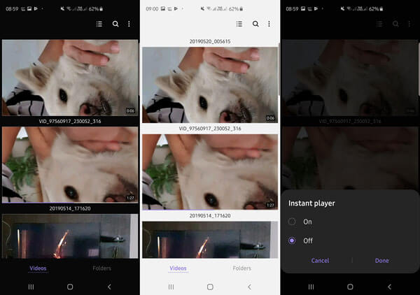 Samsung video player